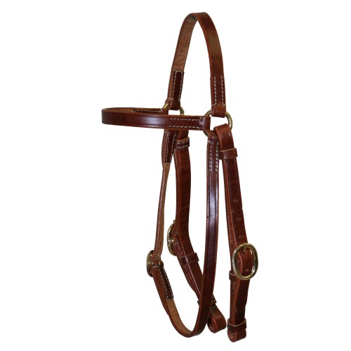 Ord River Oiled Pull-Up Barcoo Bridle & Reins - Shetland Size